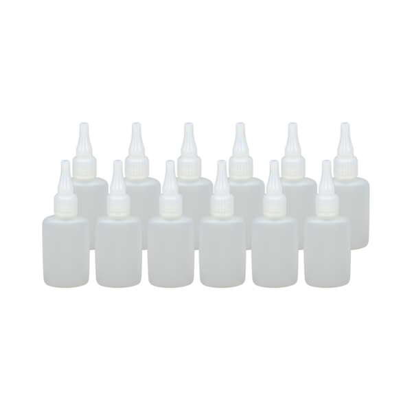 Ovale Liquid-Flaschen 10 x 20ml - Flachmann, Kunststoffflaschen aus weichem PE