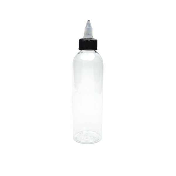 5 x 200ml Kunststoffflaschen aus Pet mit Twist-Off Deckel - Leerflasche - Liquidflasche für E-Liquid