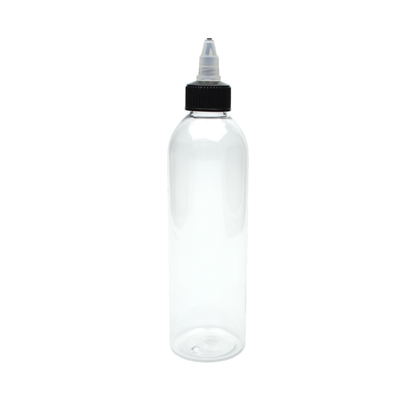 5 x 250ml Kunststoffflaschen aus Pet mit Twist-Off Deckel - Leerflasche - Liquidflasche für E-Liquid