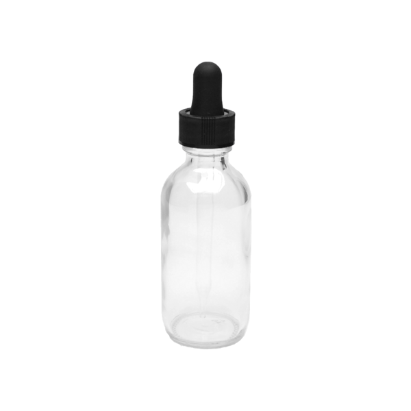5 x 60ml Pipettenflaschen aus Glas Rund - Leerflasche - Liquid Flasche für E-Liquid