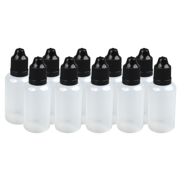 10 x 30ml Liquid Flaschen - Kunststoffflaschen aus weichem PE